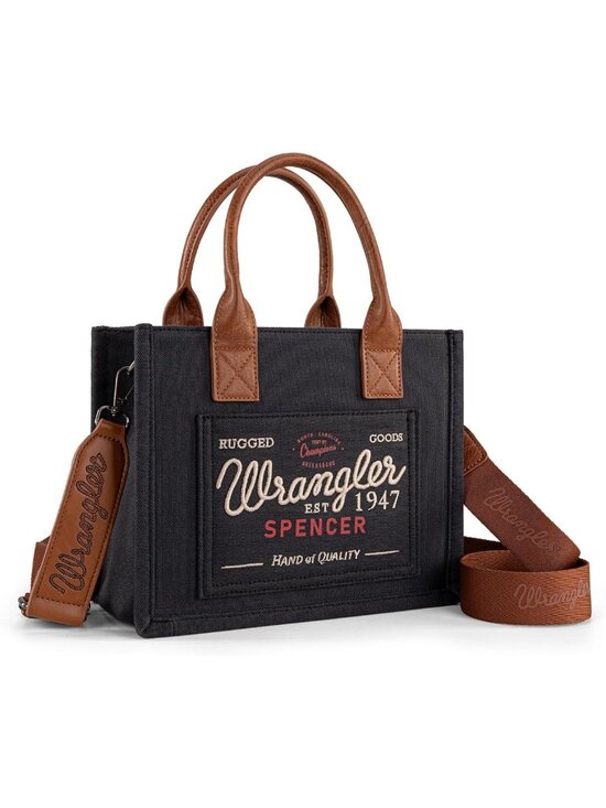 Handbags - Stylish Canvas Tote Bag for Women | Wrangler-Inspired Top Handle Purse